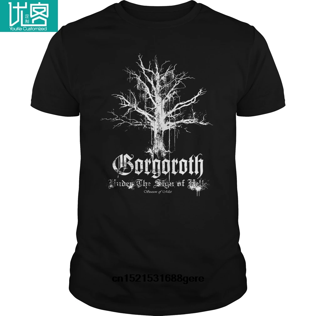 

2019 funny t shirt Gorgoroth band Tshirt tshirt men tee
