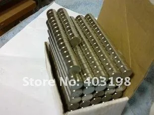 

N35 MagnetsD8*8mm,50pcs/Pack Super Powerful Strong Rare Earth Block NdFeB Magnet Neodymium --Free Shipping