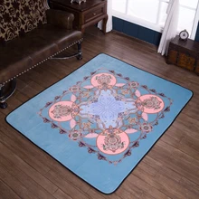 Европейский стиль дизайн звезда Печатный ковер Противоскользящий пол ковер мягкие детские игровые ковры для гостиной комнатной спальни ковер# sw