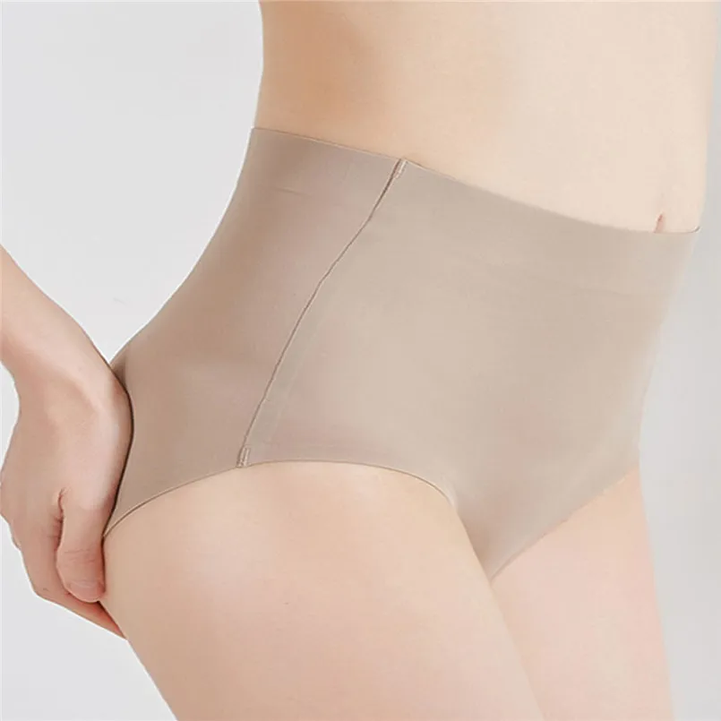 New Women Summer Sexy Brief Panties Seamless Mid-Waist Butt Hip Enhancer Shaper Shaping Panties Underwear Dropshipping #4R14 (9)