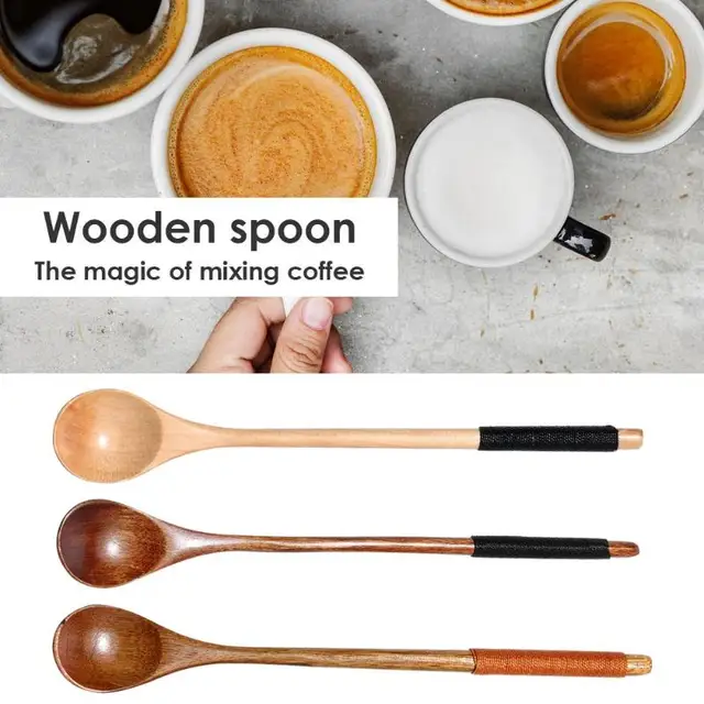 Long Handle Wooden Spoon 6