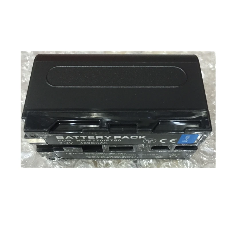 NP-F750 NP-F770 комплект литиевых батарей светодиодный аккумуляторная батарея аккумуляторов NP F750 F770 цифровой Аккумулятор для видеокамеры для sony NP-F550 TRV58 HVR-Z1