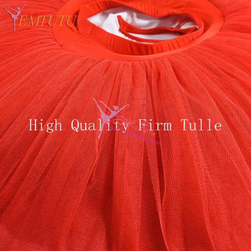 Ballet Skirts Tutu Skirt Firm Tulle Professional Half Ballet Tutu Pancake Practice Rehearsal Platter Half Tutu Skirt