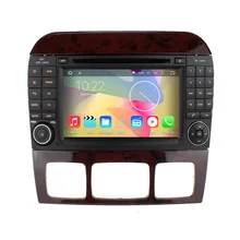 7″ 2 din Car Radio Android 5.1 CD DVD Player GPS Navigation for Benz S Class W220 S280 S320 S350 S400 S420 S430 GPS Stereo