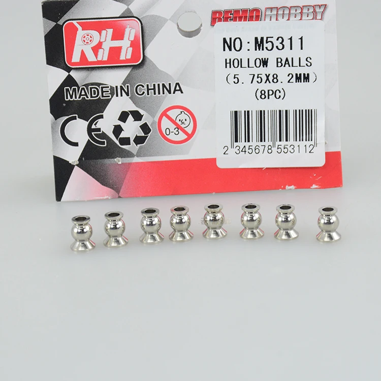 NO: M5311 M0275 HOLLOW BALLS 1/10 RH REMO 727 slash Hobby Rc Spare Part Parts Accessory Accessories Electric Car Truck