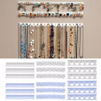 

9Pcs/Set New Fashion Jewelery Storage Hooks Adhesive Paste Hanger Rack Ornaments Display Sticky Hook