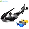 GutsyMan Fashion Sports Stereo Wireless Bluetooth 4.0 Headset Telephone Polarized Driving Sunglasses/mp3 Riding Eyes Glasses ► Photo 1/6