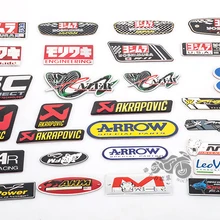 Мото rcycle akrapovic выхлопная труба скутер глушитель наклейка на трубу аксессуары sc ar tubo escape moto протектор mivv CBR YZF ttr 3 м сплав
