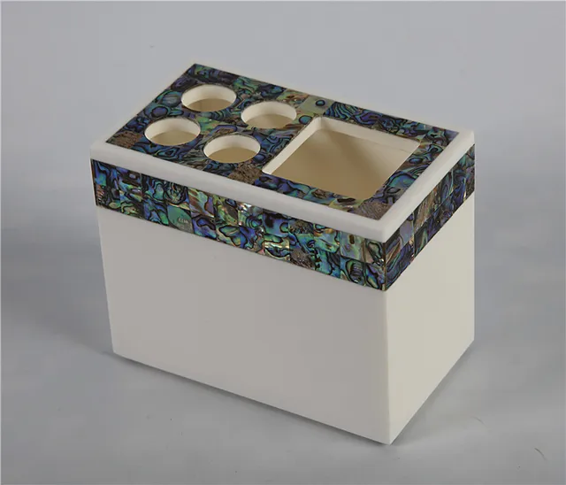 Bathroom Accessories Packaging new zealand paua shell hand made toothbrush holder home&hotel Bathroom Accessories Packaging new zealand paua shell hand made toothbrush holder home&hotel