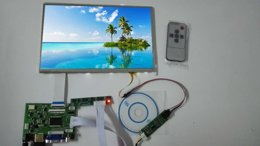 10,1 ips для Raspberry Pi монитор 1280*800 TFT EJ101IA-01G HD ЖК-дисплей сенсорный экран пульт дистанционного управления HDMI 2AV