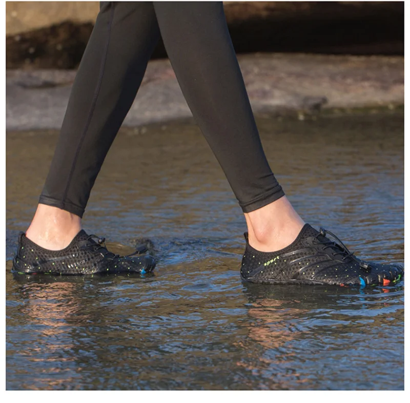 Новинка; Летняя мужская водонепроницаемая обувь; женская пляжная обувь; дышащие кроссовки; обувь для плавания; обувь для дайвинга; рыболовные сандалии