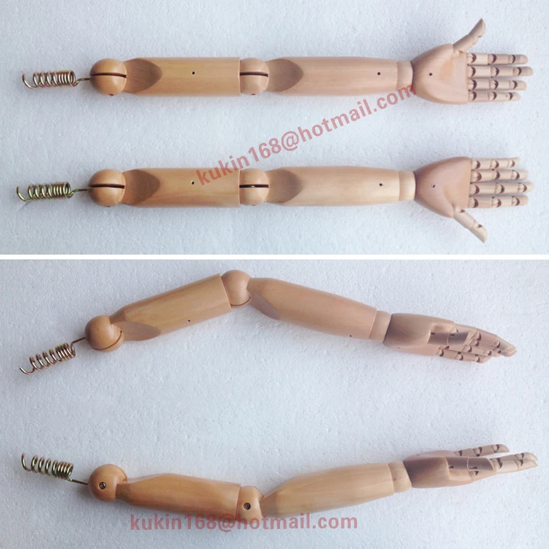 Flexible joints of mannequin display arm, Baby’s mannequin arm-in