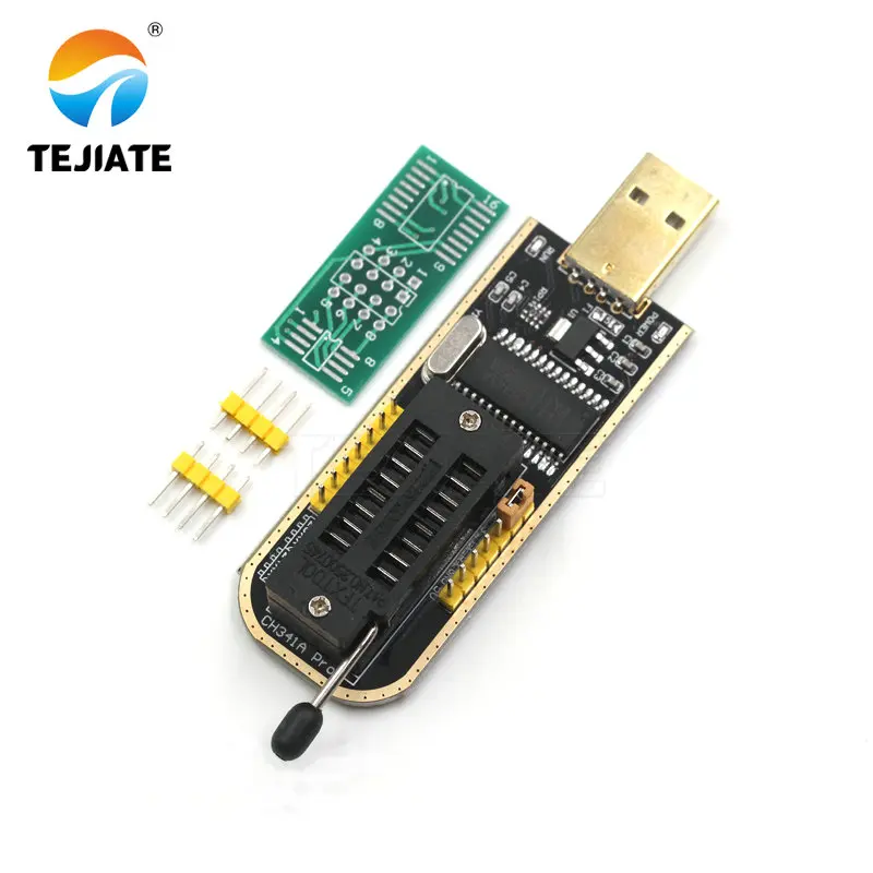 

CH341A CH341 24 25 Series EEPROM Flash BIOS USB Programmer with Software & Driver