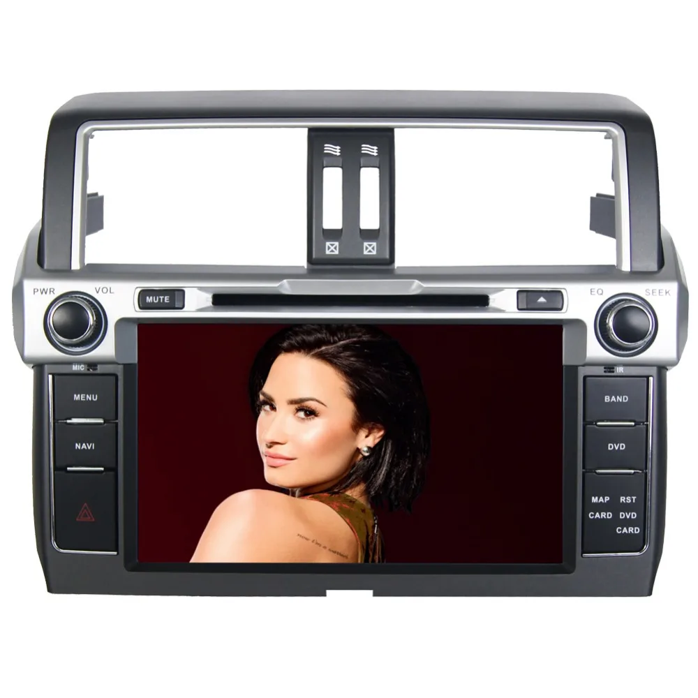 Clearance 9" HD  Quad Core Android 6.0 Car DVD Radio GPS Navigation Player for Toyota Land Cruiser Prado 150 2014 2015 2016 ADAS DVR 0