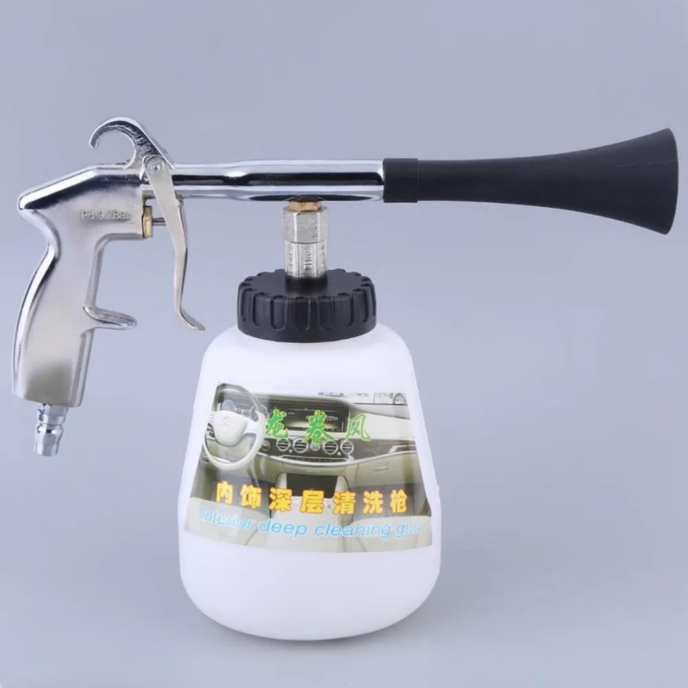 

Auto Car Interior Washing Cleaning Gun Air Cleaning Gun Portable Blow Gun Air Pulse Nozzle Sprayer Gun With Bottle