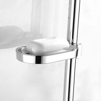 

Bathroom Gadget Soap Pallet Shower Rod Slide Bar Shower Rail Soap Dish Box Soap Dish Holder Adjustable Shower Rod Slide