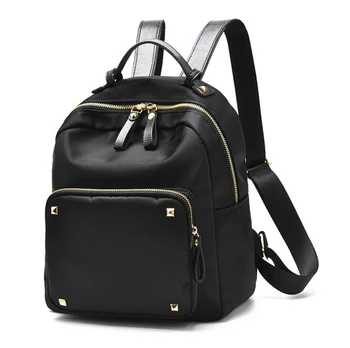 

061417 new hot sale lady small nylon backpack girl travel bag