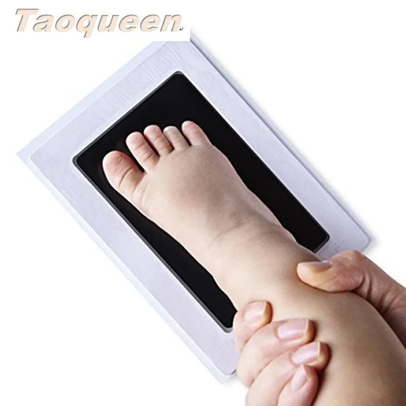 Aoqueen Clean-чернил Touch Pad рук и след производители детские Сувениры Детские Handprint след фоторамка комплект с ручной чайник