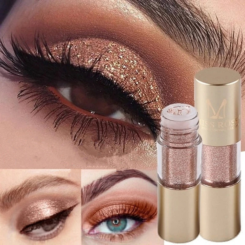 

8 Colors Metallic Shiny Eye Shadow Long-lasting Shimmer Makeup Eyes Bling Pigment Glitter Liquid Eyeshadow