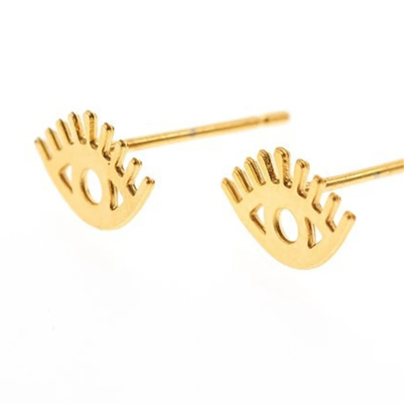 10pcs Trendy Evil Eye Earring Jewelry Gold Silver Plated 10pcs Trendy Evil Eye Earring Jewelry Gold Silver Plated Earrings Stud Unique For Women In From