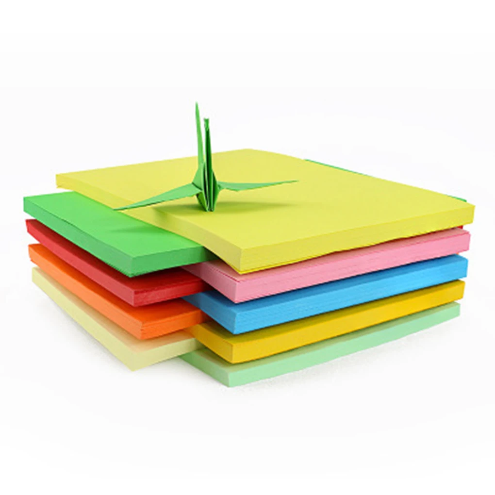 

100PCS/Set A4 Coloured Copy Paper Transfer Printer Writing Universal Cut Handmade DIY Paper