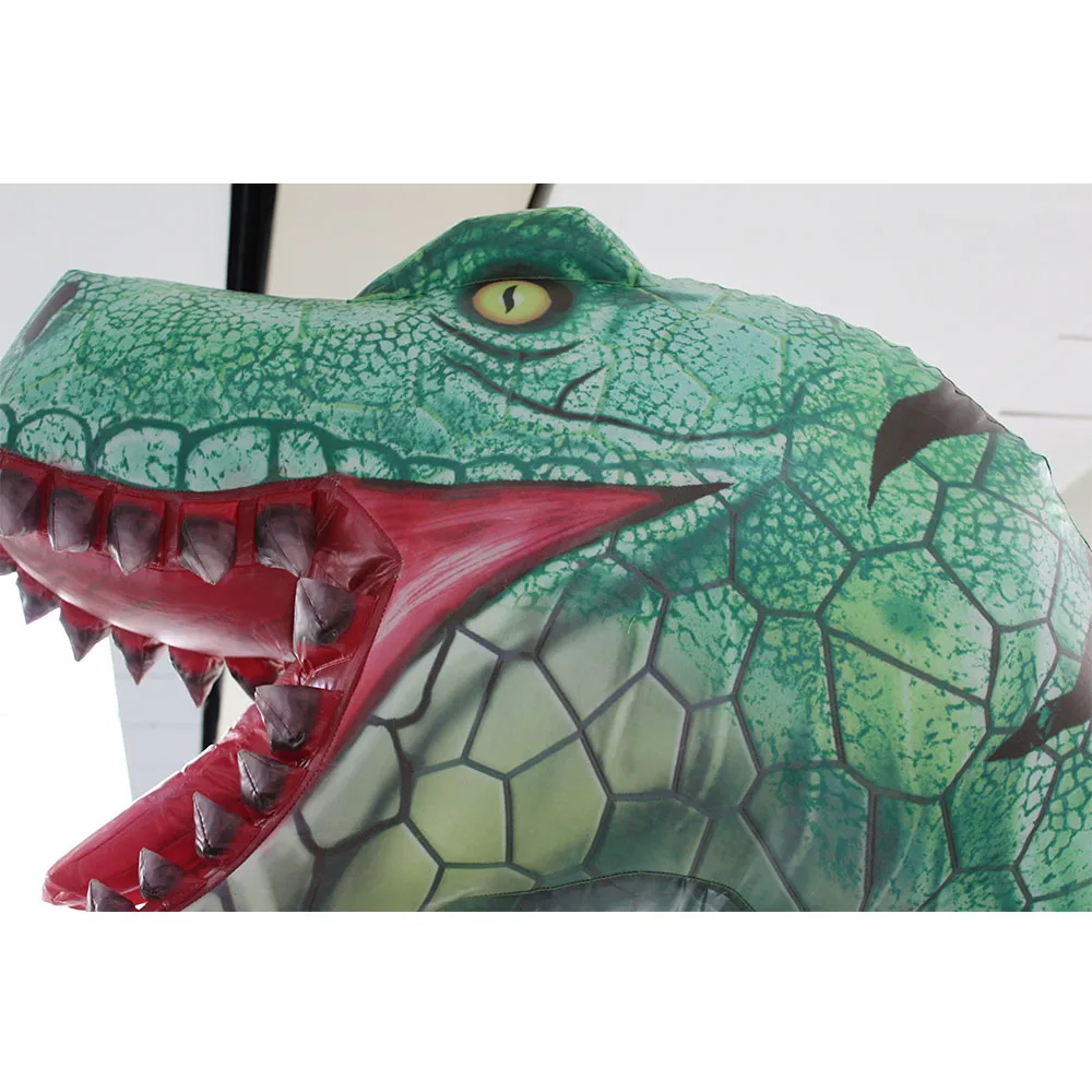 Надувной динозавр T REX Костюм Парк Юрского периода Динозавр Косплей надувной костюм Хэллоуин Карнавальный костюм для взрослых
