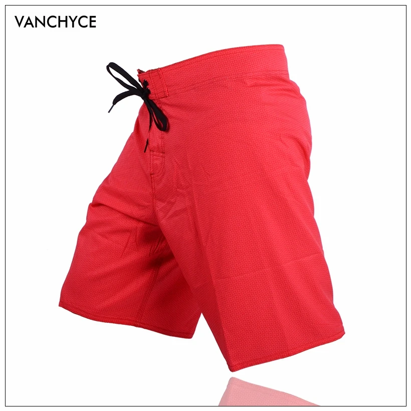 VANCHYCE летние купальники шорты Для мужчин красный горит Цвет с короткими быстросохнущие легкий комфорт пляжные шорты