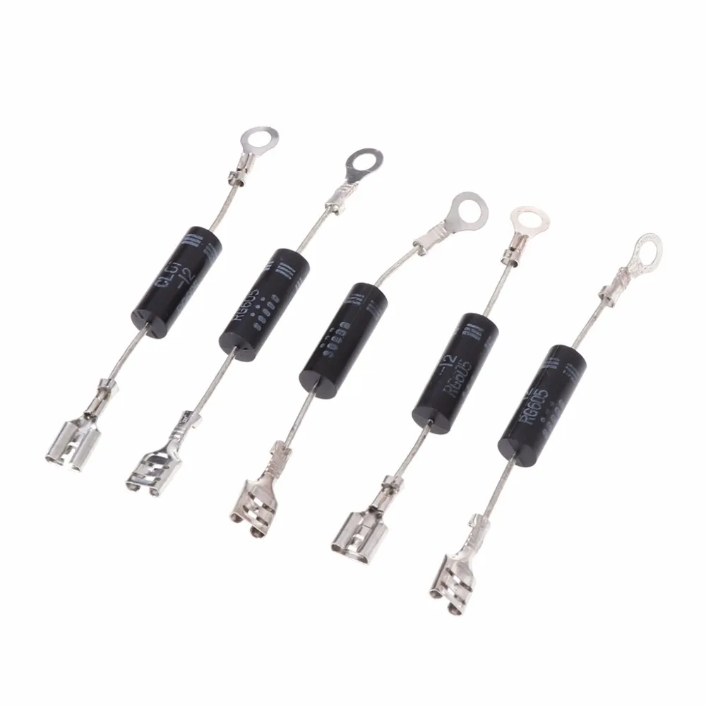 

Fry's Store 5Pcs/Set Single Diode High Voltage Diode Rectifier Microwave Electronic Parts for Dropshipping