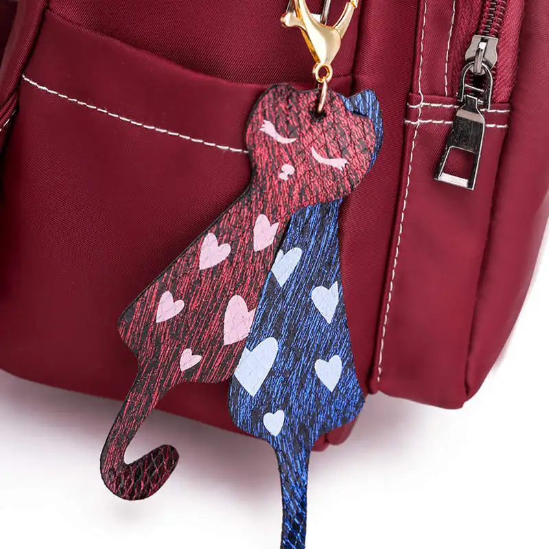 Дизайнерские Роскошные Брендовые повседневные женские рюкзаки для путешествий, нейлоновая Высококачественная женская сумка на плечо, рюкзак с защитой от кражи, Mochilas Mujer