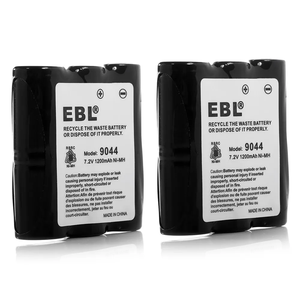 2pcs EBL 1200mAh 7.2v Replacement Battery For Motorola home cordless