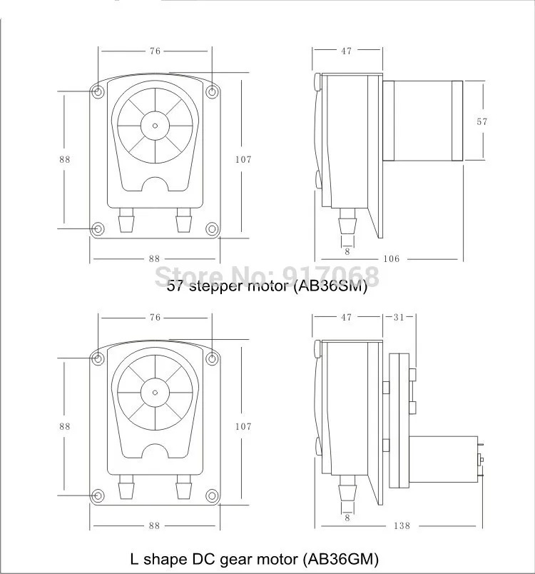 Холодный DC 12 V 24 V Электрический перистальтический насос дозирующий насос микро санитарный перистальтический насос Максимальный поток скорости 3000 мл/мин