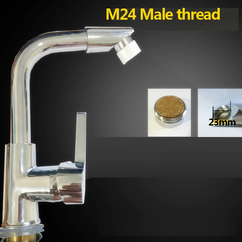 New Two-Function Water Saving Faucet Aerator with Water Mist Kitchen Mixer Accessories  Faucet Shower Two Ways Diverter