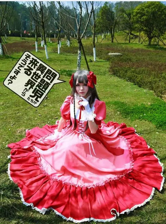 

Problem Children Are Coming From Another World COS Kudou Asuka Cosplay Costume Dress Christmas Halloween Costumes for Women