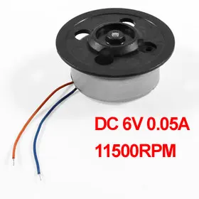

Uxcell(R) Hot Sale 1Pcs Auto Car VCD DVD Player Mechanism Micro Motor DC 6V 11500RPM 0.05A