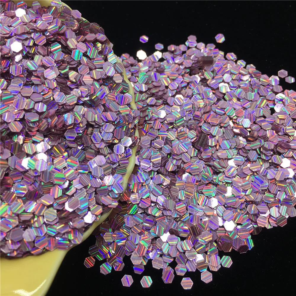 5500pcs 3mm Glitter Sequins PVC Laser Hexagonal Sequins for Crafts Paillette Sewing Decoration DIY Clothing Accessories