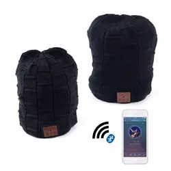 Новый Smart теплая мягкая шапка беспроводной Bluetooth стерео гарнитура наушники Динамик Mic шляпа кепки