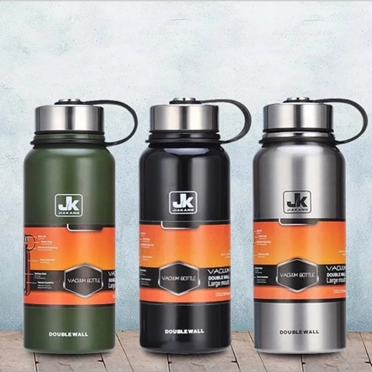 

Stainless steel large capacity Space kettle thermos outdoor portable water bottle Long-term insulation sport kettle