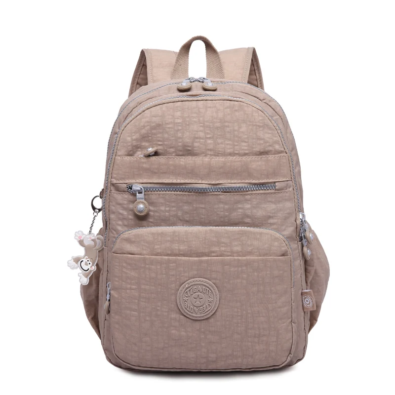TEGAOTE брендовый рюкзак для ноутбука, женские дорожные сумки, многофункциональный рюкзак, водонепроницаемый нейлоновый школьный рюкзак для подростков - Цвет: grey