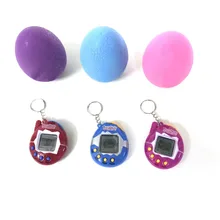 New Flash Crack Egg Electronic Game Machine Virtual Pet Video Game Console drop shipping