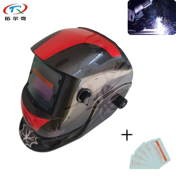 

Maple Leaf Welding Helmet Automatic Filter Lens CE Approved Soldering Mask Power Weld Machine Part Fast Ship TRQ-HD27-2200DE
