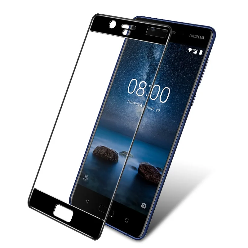 

3D Curved Glass For Nokia 8 Full Coverage 9H Screen Protector Tempered glass Film Protective For Nokia8