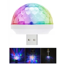 USB mini 5V Disco Ball Light Stage Effect DJ Party Holiday Lighting christmas projector Micro Type
