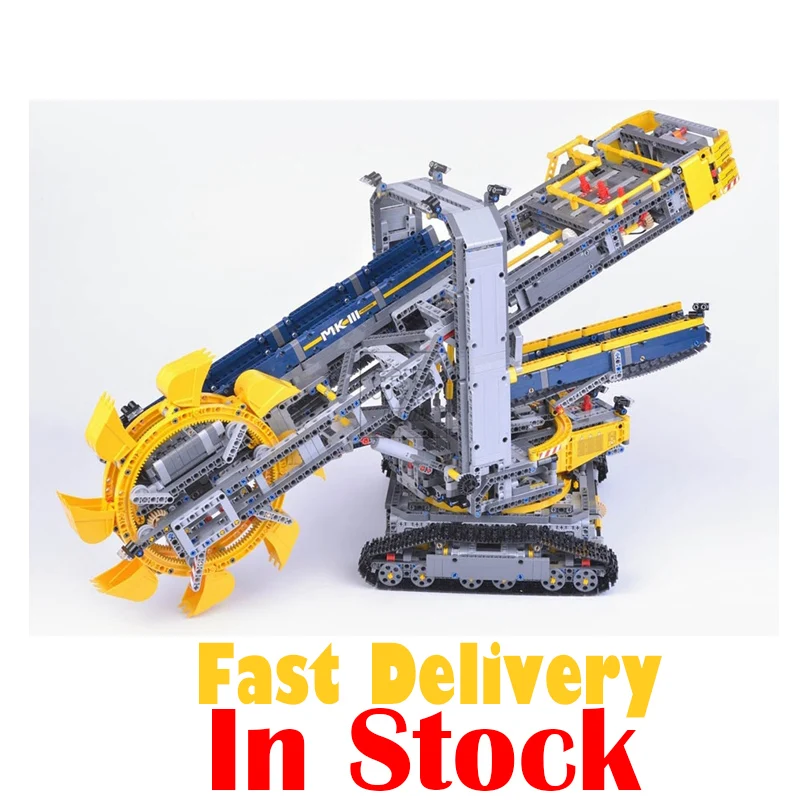 

Bucket Wheel Excavator LEPIN 20015 Technic 3929Pcs DUMP TRUCK Power Functions Model Building blocks Bricks Toys Compatible 42055