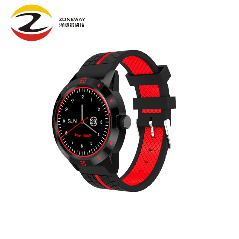 

2018 N6 Bluetooth Heart Rate Monitor Smart Watch Fitness Tracker with Remote Camera Pedometer Smartwatch Men Sport Wristwatch