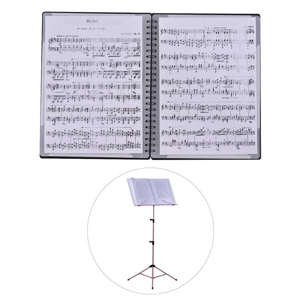 Держатель музыкального счета формата А4, держатель музыкального счета, многофункциональный бумажный лист, папка-органайзер для документов с 40 карманами