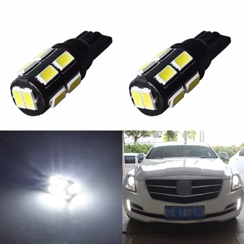 

AGLINT 2pcs T10 W5W 194 168 Led Car Bulb License Plate Light 12PCS 5630 SMD FPC Tail Light Width Light Dome White 6000k DC12V