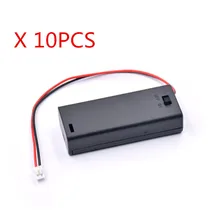 10 шт. micro: держатель для битных аккумуляторов, чехол с переключателем для 2шт батареек AAA для макетной платы Microbit