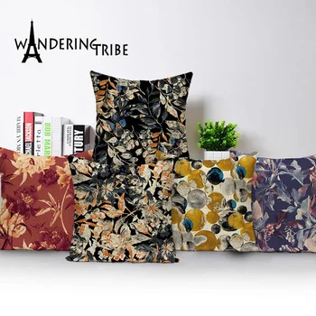 

Shabby Chic Throw Pillow Covers Vintage Decorative Cushion Covers Multi Color Luxury 45 * 45 Pillows Case Living Room Cushions