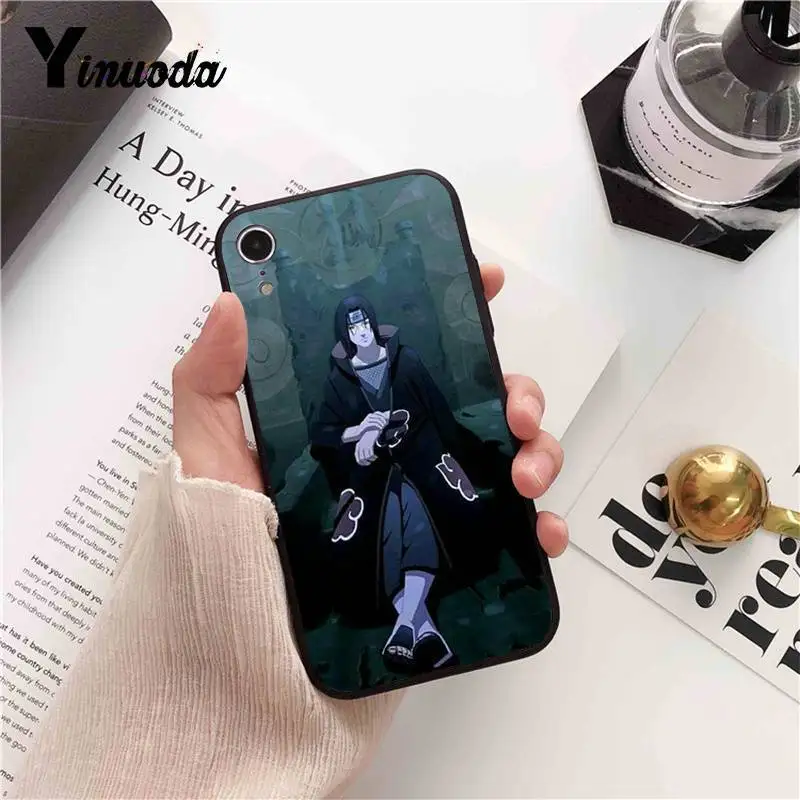 Yinuoda аниме Наруто Акацуки Coque Shell чехол для телефона для iPhone 8 7 6 6S 6Plus X XS MAX 5 5S SE XR 10 чехол 11 11pro 11promax - Цвет: A4