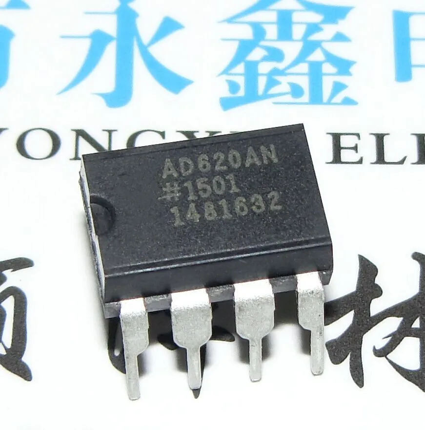 

10pcs/lot AD620ANZ DIP-8 operational amplifier AD620AN DIP AD620A AD620